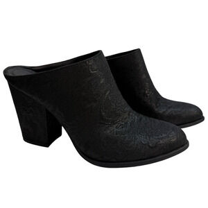 Reaction By Kenneth‎ Cole Women's Tap Dance Size 8M Black Mule Shoe